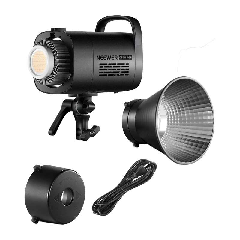 Luz de estúdio LED NEEWER CB60 RGB 70W, CRI 97+