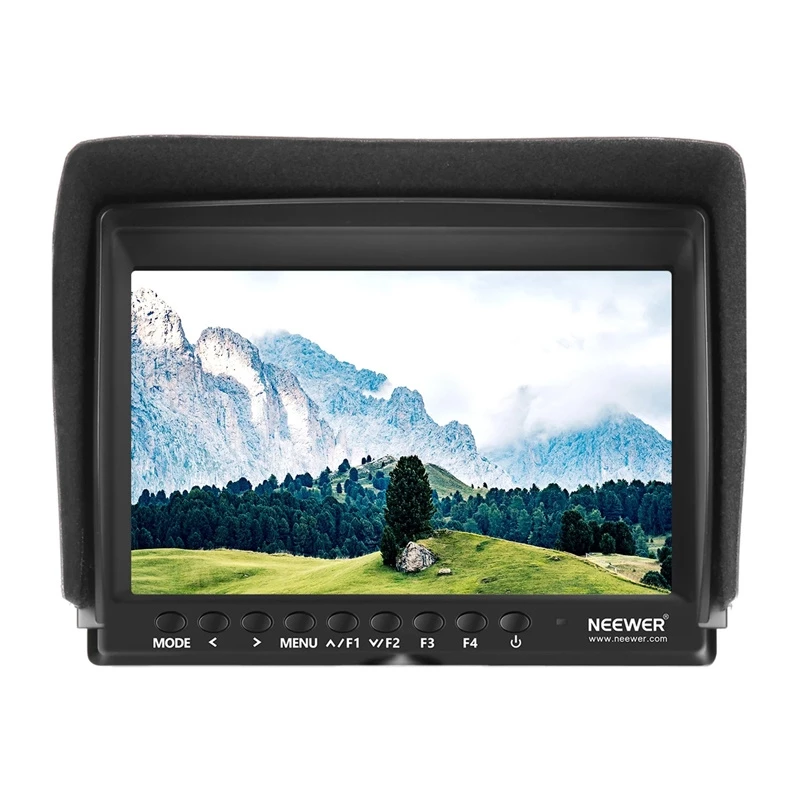 NEEWER F100 Monitor de campo + Carregador USB + Kit de bateria