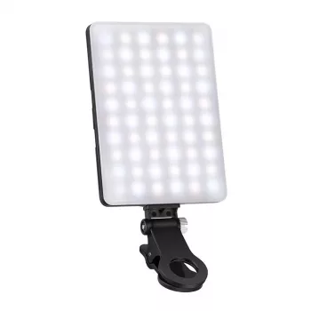 Luz selfie LED bi-color Neewer NL-60AI com controlo por app, 60W, 3200K-5600K, CRI 97+, estrutura de alumínio