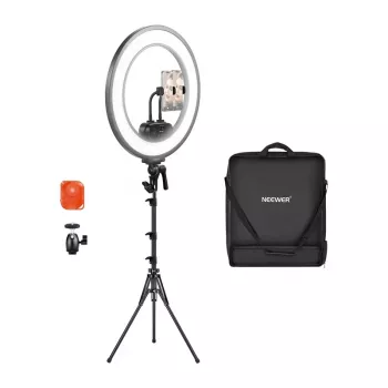 Kit de ring light LED ultrafino NEEWER RL45B 45W 18 polegadas