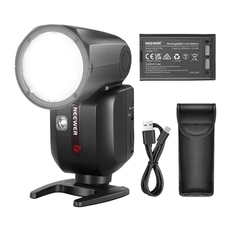 Flash Speedlite de cabeça redonda TTL Neewer Z2-N para Nikon