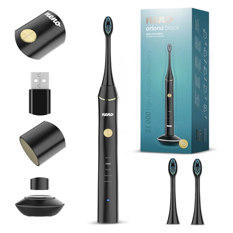 Escova de dentes Neno Oriona Black Sonic para adulto