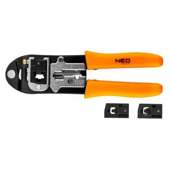 Conjunto de chaves combinadas NEO TOOLS 01-501 12 peças, métrico, aço cromo-vanádio, cromado acetinado, 6-22 mm, em estojo enrolável
