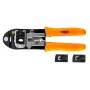 Conjunto de chaves combinadas NEO TOOLS 01-501 12 peças, métrico, aço cromo-vanádio, cromado acetinado, 6-22 mm, em estojo enrolável