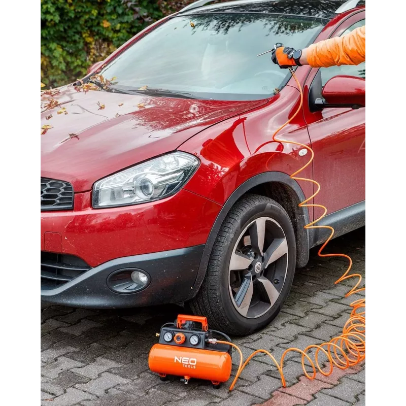NEO TOOLS 04-620 Compressor de ar lubrificado a óleo 24L 1,5kW 8bar 200L/min