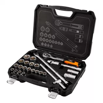 Conjunto de chaves de caixa NEO TOOLS encaixe 1/2