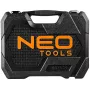 Conjunto de chaves de caixa NEO Tools 10-042 1/4 polegadas encaixe 46 peças com bits e acessórios