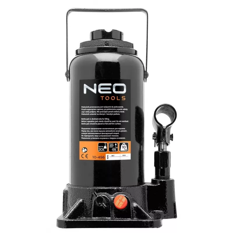 Tampa de garrafa de água de substituição NEO TOOLS 10-456 para 10-455, tampa de rosca com bico basculante, sem BPA, Preto
