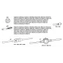 NEO TOOLS conjunto de 110 peças de machos e cossinetes métricos com ferramentas de roscagem HSS, chaves ajustáveis e mala metálica