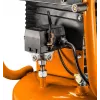 NEO TOOLS 12K010 Compressor de ar vertical lubrificado a óleo, depósito de 40 L, 230 V, 1,5 kW, 8 bar, 206 L/min de aspiração, rodas e pega
