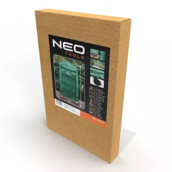 NEO Tools 15-903 Estufa de germinação 180x92x92 cm cobertura PE estrutura de aço