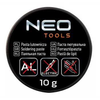 Ferro de soldar elétrico NEO Tools 19-152 60 W 230 V com aquecimento cerâmico e ponta cónica