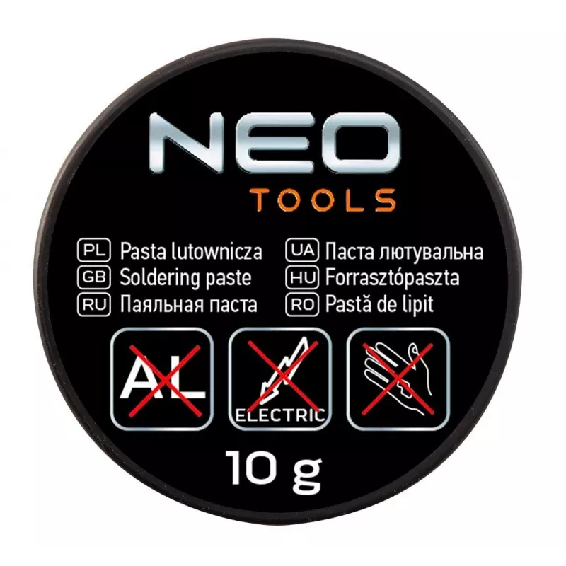 Ferro de soldar elétrico NEO Tools 19-152 60 W 230 V com aquecimento cerâmico e ponta cónica