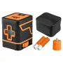 NEO TOOLS 75-146 Nível laser de linhas cruzadas 15 m feixe verde com mala