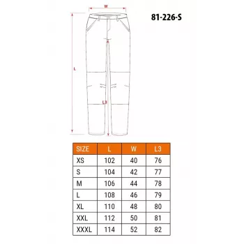 NEO Tools 81-226-S calças de proteção tamanho S