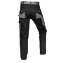 NEO TOOLS 81-238-XS Calças de trabalho de proteção unissexo com joelhos reforçados, cinzento/preto, tamanho XS
