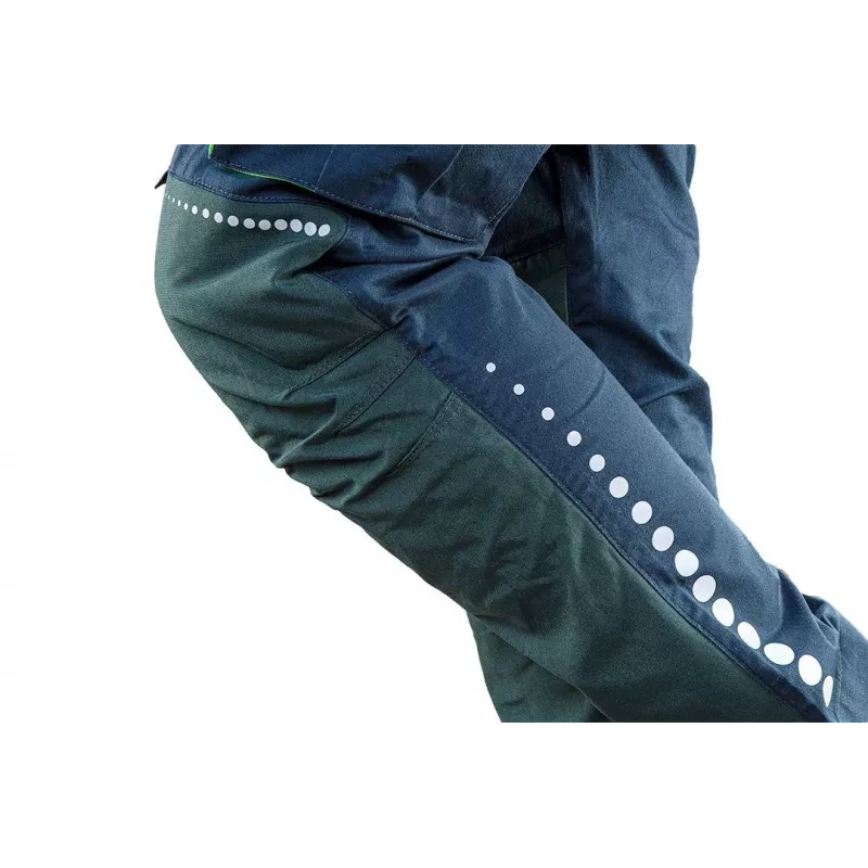 Calças de trabalho NEO Tools 81-246-XXL para homem com bolsos para joelheiras, cinzento/preto, tamanho XXL