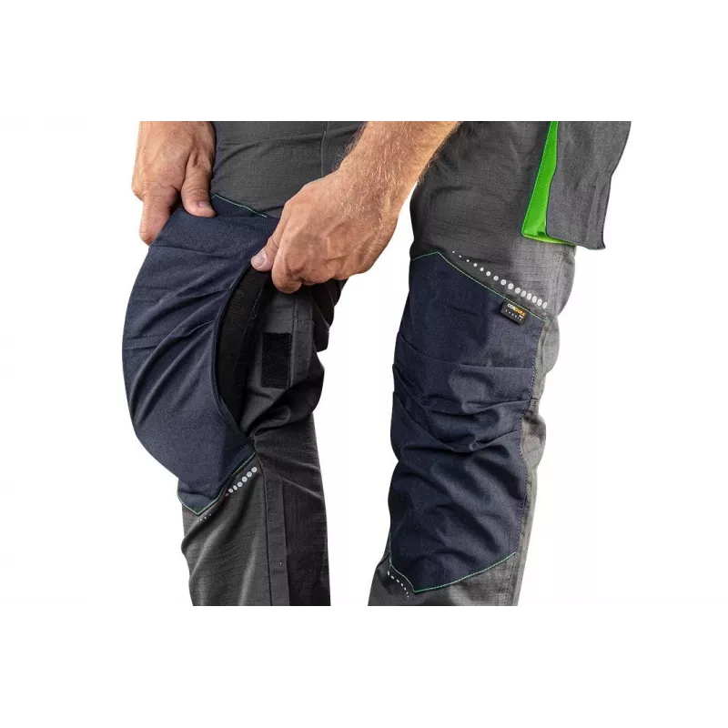 T-shirt de trabalho unissexo NEO TOOLS 81-247-XS, 100% algodão, cinzento, XS