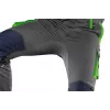 Calças de trabalho profissionais NEO TOOLS 81-247-XXL com bolsos para joelheiras, cinzento/verde, tamanho XXL