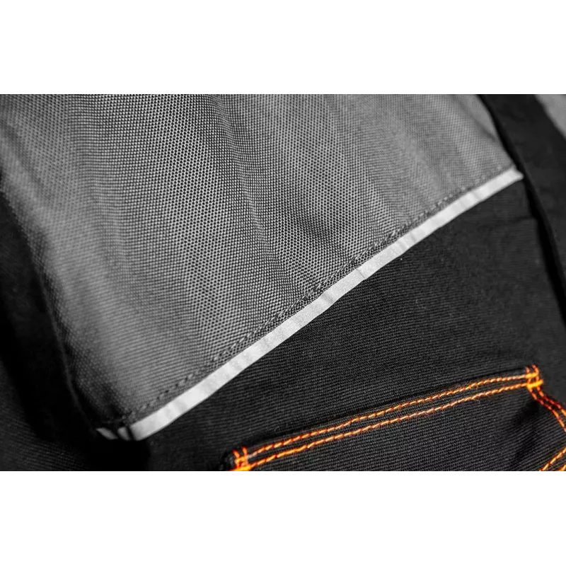 T-shirt de trabalho NEO TOOLS 81-258-XS unissexo XS cinzento mesclado 100% algodão OEKO-TEX