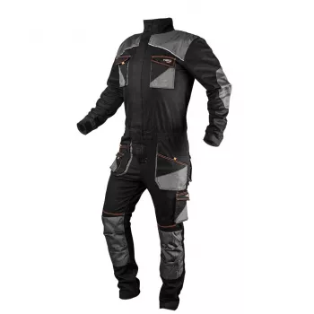 T-shirt de trabalho NEO TOOLS 81-258-XS unissexo XS cinzento mesclado 100% algodão OEKO-TEX