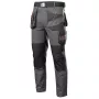 NEO TOOLS 81-325-S Calças de proteção, tamanho S, cinzento com detalhes laranja, 65% poliéster 35% algodão, 245 g/m², 9 bolsos, bolsos para joelheiras, EN ISO 13688:2013