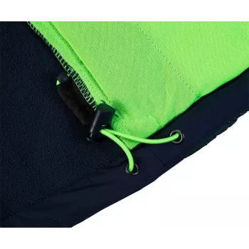 NEO TOOLS 81-559-L casaco de trabalho homem, cinzento/verde, tamanho L, 65% poliéster 35% algodão, 245 g/m², 7 bolsos, cotovelos reforçados, refletor