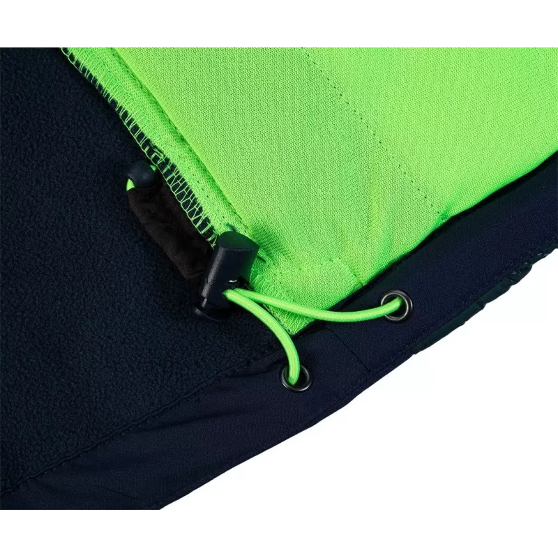 NEO TOOLS 81-559-L casaco de trabalho homem, cinzento/verde, tamanho L, 65% poliéster 35% algodão, 245 g/m², 7 bolsos, cotovelos reforçados, refletor