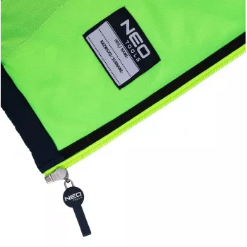 Casaco de trabalho NEO TOOLS 81-559-M, tamanho M, cinzento/preto com detalhes laranja, 65% poliéster 35% algodão, 267 g/m², EN ISO 13688:2013