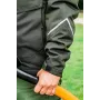 Casaco de trabalho softshell NEO Tools 81-573-XXL preto/cinzento com detalhes laranja, repelente à água, respirável, capuz removível, elementos refletores, unissexo