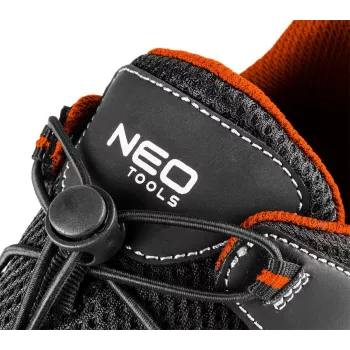 NEO Tools 82-079-39 Sapatos de segurança S1P SRC, tamanho 39, preto/cinzento