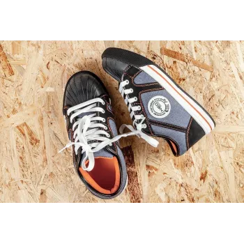 Sapatos de segurança NEO TOOLS 82-110 S1P SRC biqueira de aço preto laranja