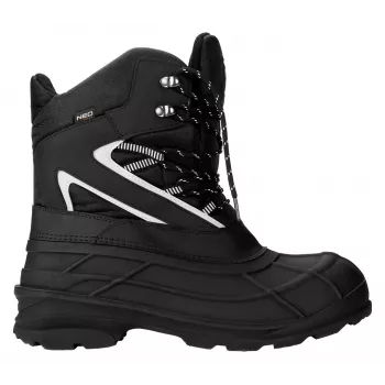 Sapatos de segurança NEO TOOLS 82-139-41 S1P SRC – biqueira de aço, proteção antiperfuração, preto/cinzento, tamanho 41