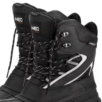 Sapatos de segurança NEO TOOLS 82-139-43 S1P SRC, biqueira de aço, tamanho 43, preto/cinzento