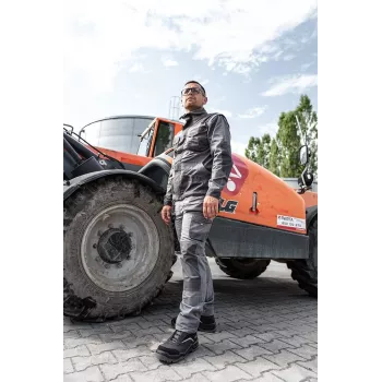 Sapatos de segurança NEO Tools 82-151-46 S1P SRC, corte baixo, com biqueira de aço e proteção antiperfuração em Kevlar, tamanho EU 46, preto/cinzento