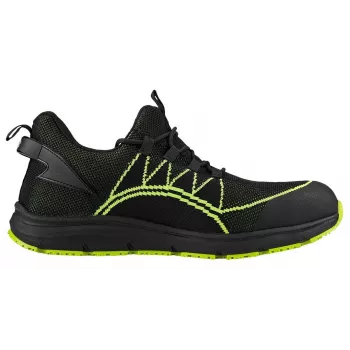 Sapatos de segurança NEO Tools 82-161-39 S1P SRC com biqueira de aço, tamanho 39, preto/cinzento