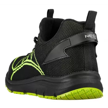 Sapatos de segurança NEO Tools 82-161-41 S1P SRC, biqueira de aço, tamanho 41, preto/cinzento