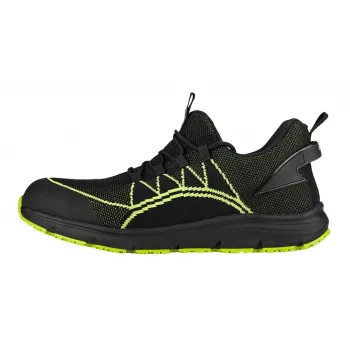 Sapatos de segurança NEO Tools 82-161-42 S1P SRC, corte baixo, tamanho 42, preto/cinzento