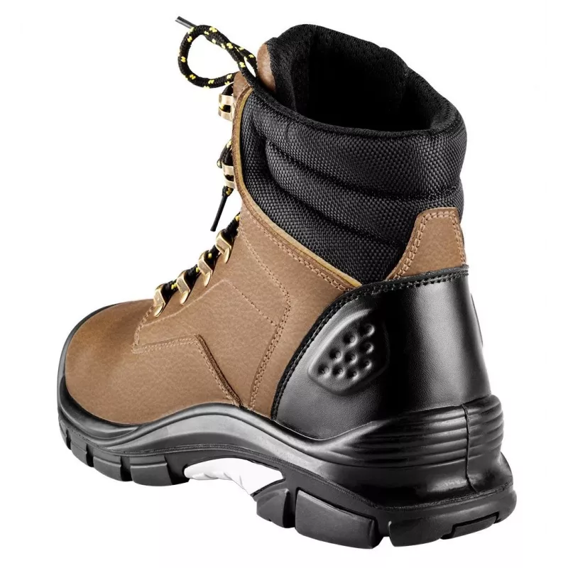 Sapatos de segurança NEO TOOLS 82-170-40 S1P SRC com biqueira de aço, tamanho 40, preto/cinzento, camurça, sola de PU de dupla densidade