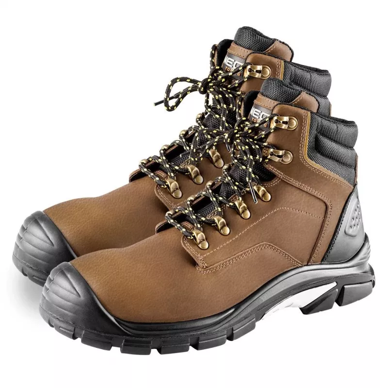 Sapatos de segurança NEO Tools 82-170-41 S1P SRC, corte baixo, com biqueira de aço, tamanho 41