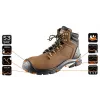 Sapatos de segurança NEO Tools 82-170-42 S1P SRC com biqueira de aço e proteção antiperfuração, tamanho 42, preto/cinzento