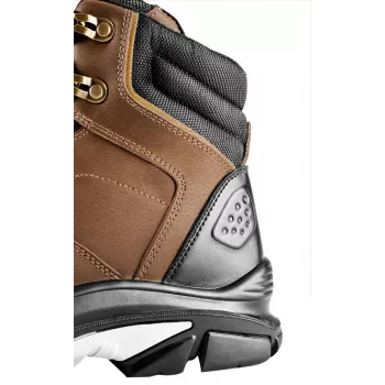 Sapatos de segurança NEO Tools 82-170-43 S1P SRC – biqueira de aço, antiperfuração, respiráveis, preto/cinzento, tamanho 43
