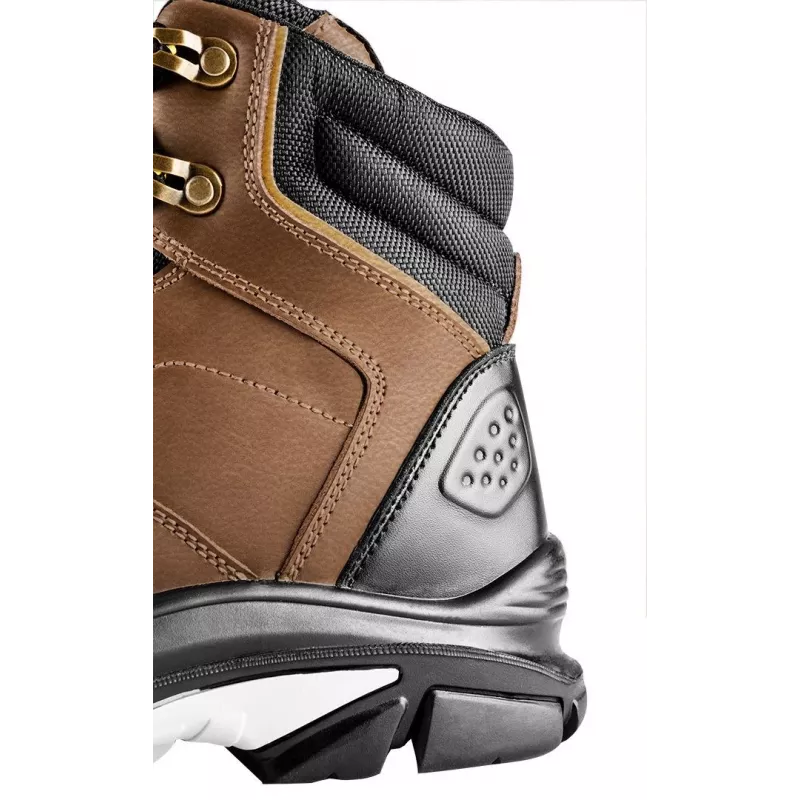Sapatos de segurança NEO Tools 82-170-44 S1P SRC com biqueira de aço, pele camurça, sola de PU, tamanho 44, preto/cinzento