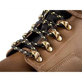 Sapatos de segurança NEO Tools 82-170-46 S1P SRC com biqueira de aço, tamanho 46, camurça preto/cinzento, proteção antiperfuração Kevlar, antiestático, absorção de energia no calcanhar, resistente ao óleo