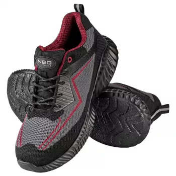NEO TOOLS 82-173-40 SB Sapatos de segurança, leves, biqueira de aço, tamanho 40