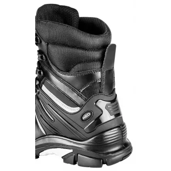 Sapatos de segurança NEO Tools 82-175-45 S3 SRC em pele de alta qualidade, tamanho 45, preto/cinzento