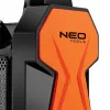 Aquecedor elétrico com ventoinha NEO Tools 90-061 3000W, 2 níveis de aquecimento, modo ventoinha, termostato ajustável, proteção contra sobreaquecimento, preto/laranja