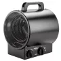 Termoventilador cerâmico PTC NEO Tools 90-066 2000W com termostato ajustável, proteção contra sobreaquecimento, interruptor de segurança anti-tombo, 2 níveis de aquecimento, modo só ventilador, autónomo, preto/cinzento