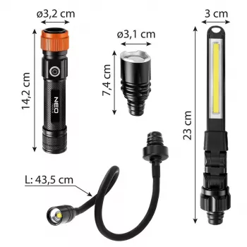 Iluminação exterior NEO TOOLS 99-107