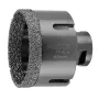 NEO TOOLS Broca de núcleo diamantada 65 mm M14 soldada a vácuo para cerâmica, porcelana, granito, mármore, vidro